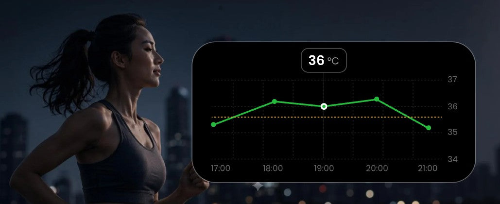 "A higher body temperature doesn't always mean you're getting sick"